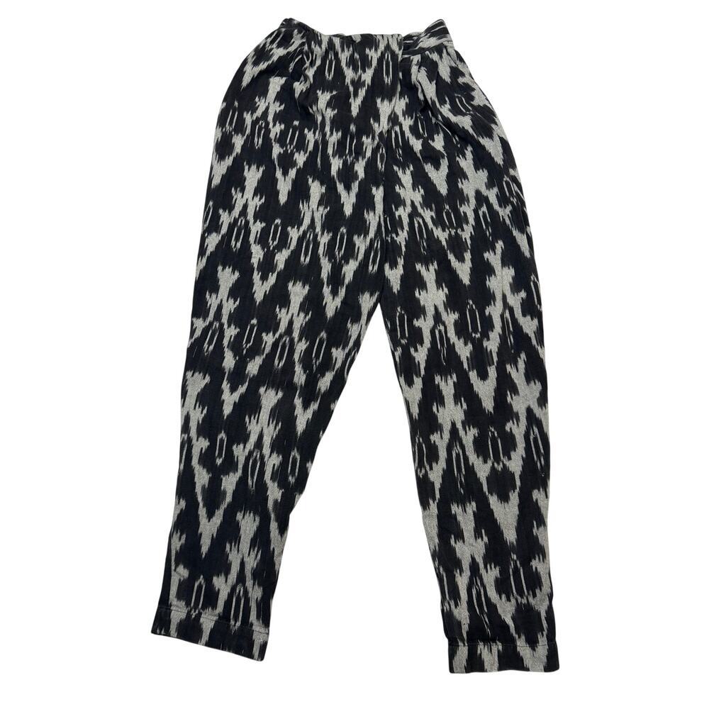 Rachel Comey Ikat Print High Waist Pants Women's 0 Boho Lagenlook Hippie